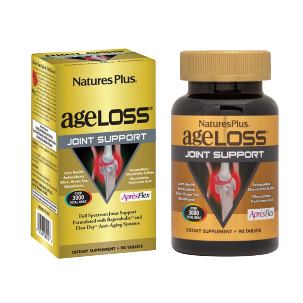 Viên Uống AgeLoss Joint Support Nature’s Plus Hỗ Trợ Xương Khớp (Lọ x 90 viên)
