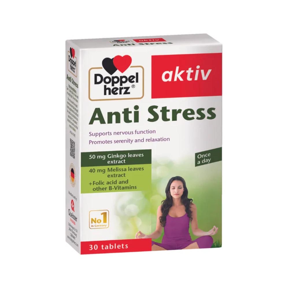 Viên Uống Anti Stress Doppelherz Hỗ Trợ Giảm Căng Thẳng (Hộp 30 Viên)