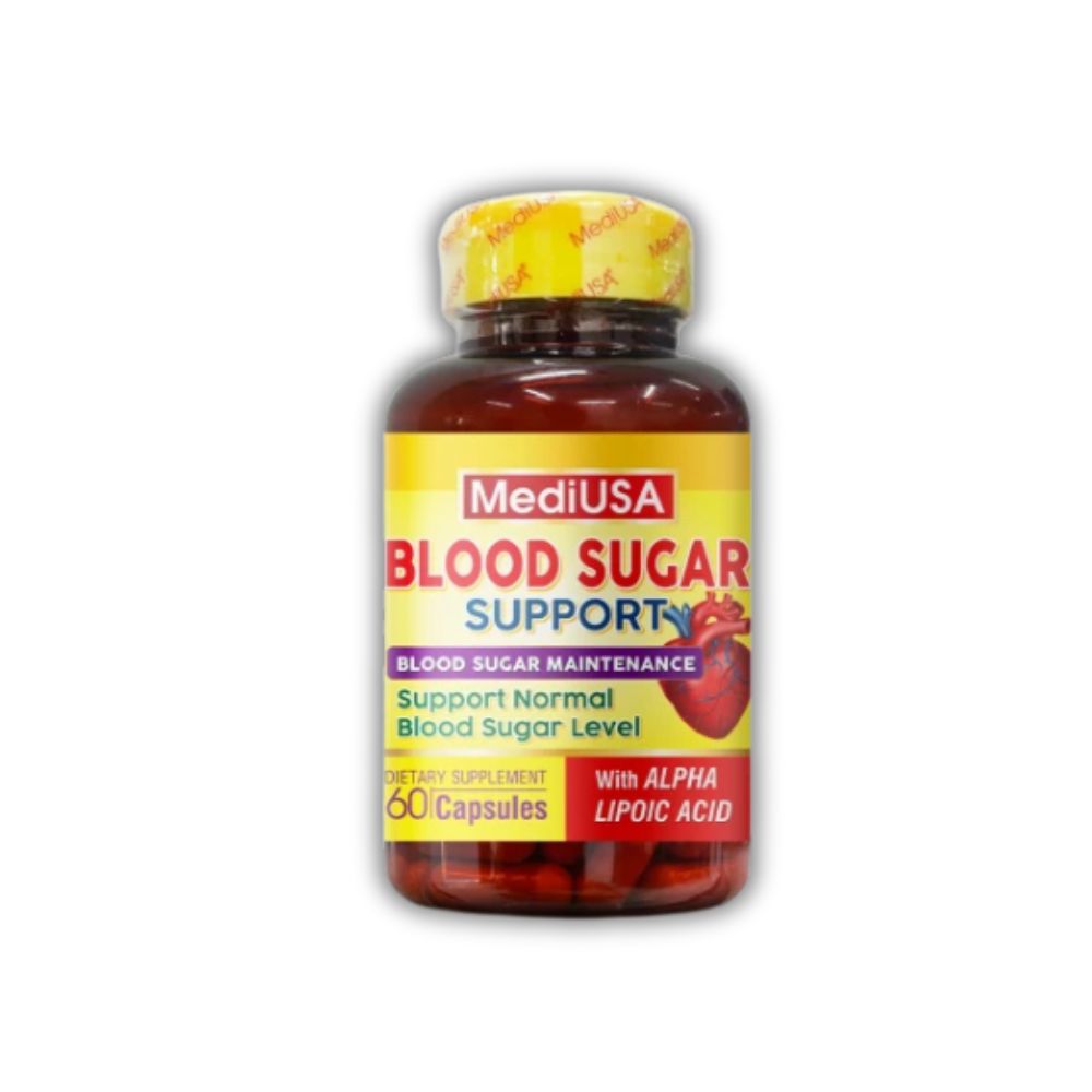 Viên Uống Blood Sugar Support MediUSA Hỗ Trợ Cải Thiện Đường Huyết (Hộp x 60 Viên)