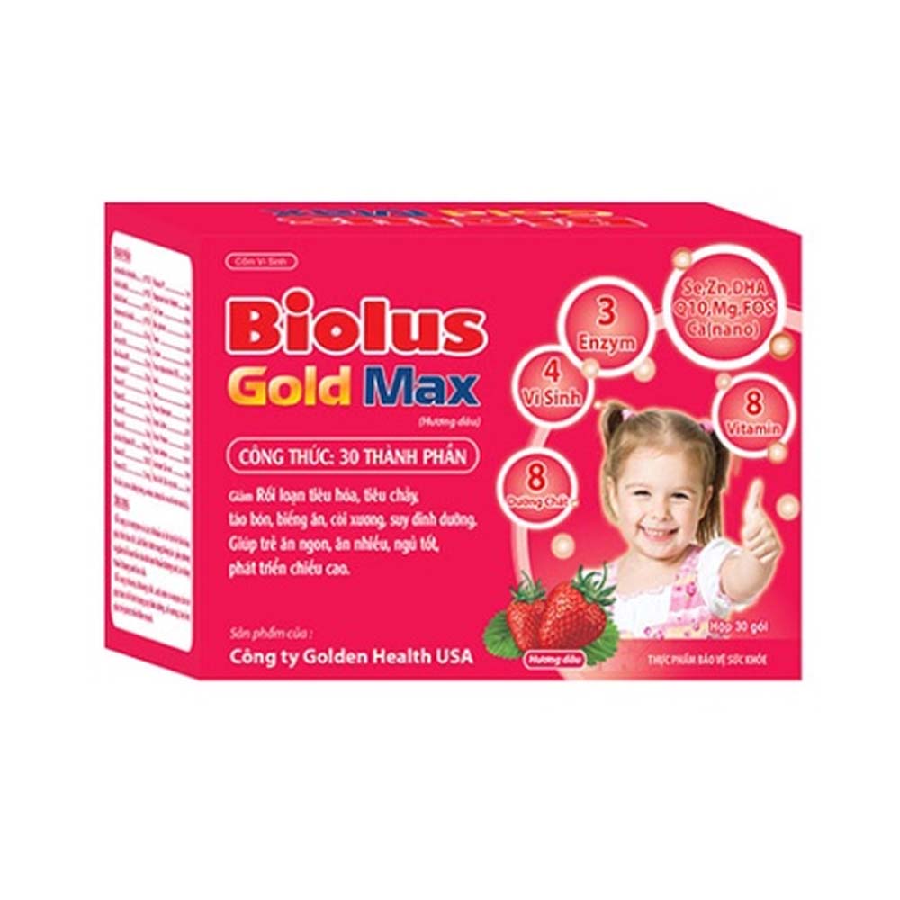 Cốm Vi Sinh Biolus Goldmax Hỗ Trợ Rối Loạn Tiêu Hóa (Hộp x 30 Gói)