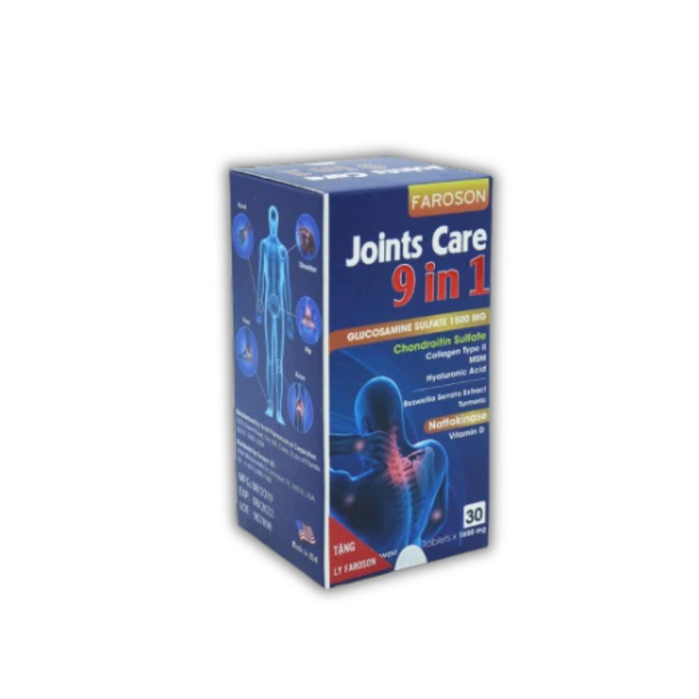 Viên Uống Farason Joint Care 9in1 Profa Bổ Sung Dưỡng Chất Cho Khớp (Hộp/30 Viên)