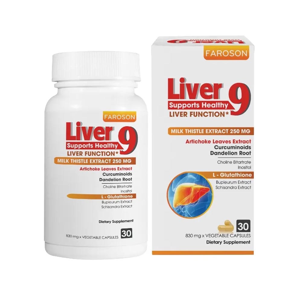 Viên Uống Faroson Liver 9 Profa Giải Độc Gan, Bảo Vệ Tế Bào Gan (Hộp 30 Viên)