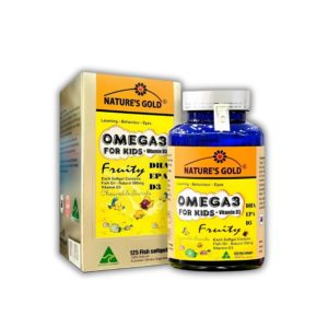 Omega 3 for Kids + Vitamin D3 Nature’s Gold