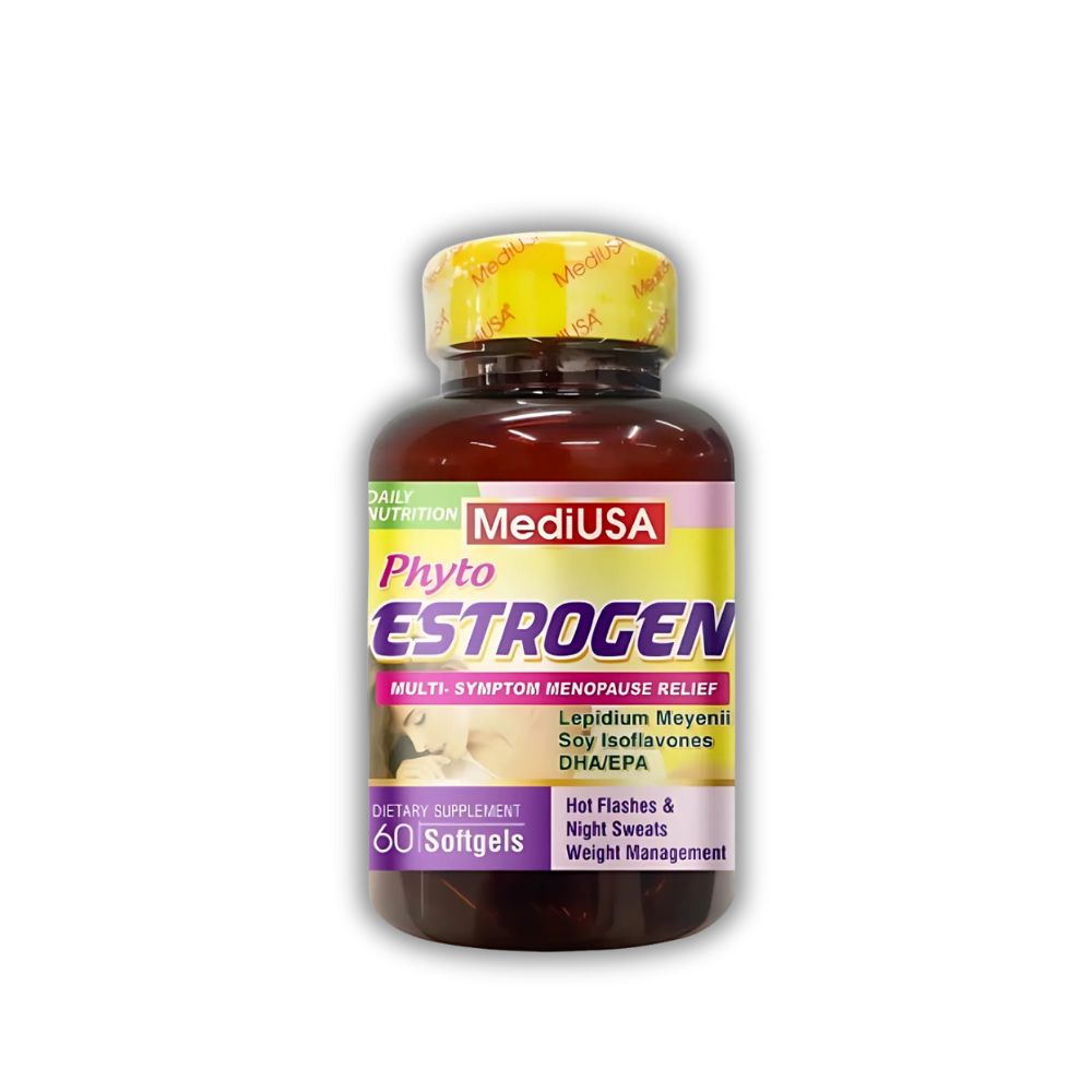 Viên Uống Phyto Estrogen MediUSA Hỗ Trợ Bổ Sung Thiếu Hụt Estrogen (Lọ 60 Viên)