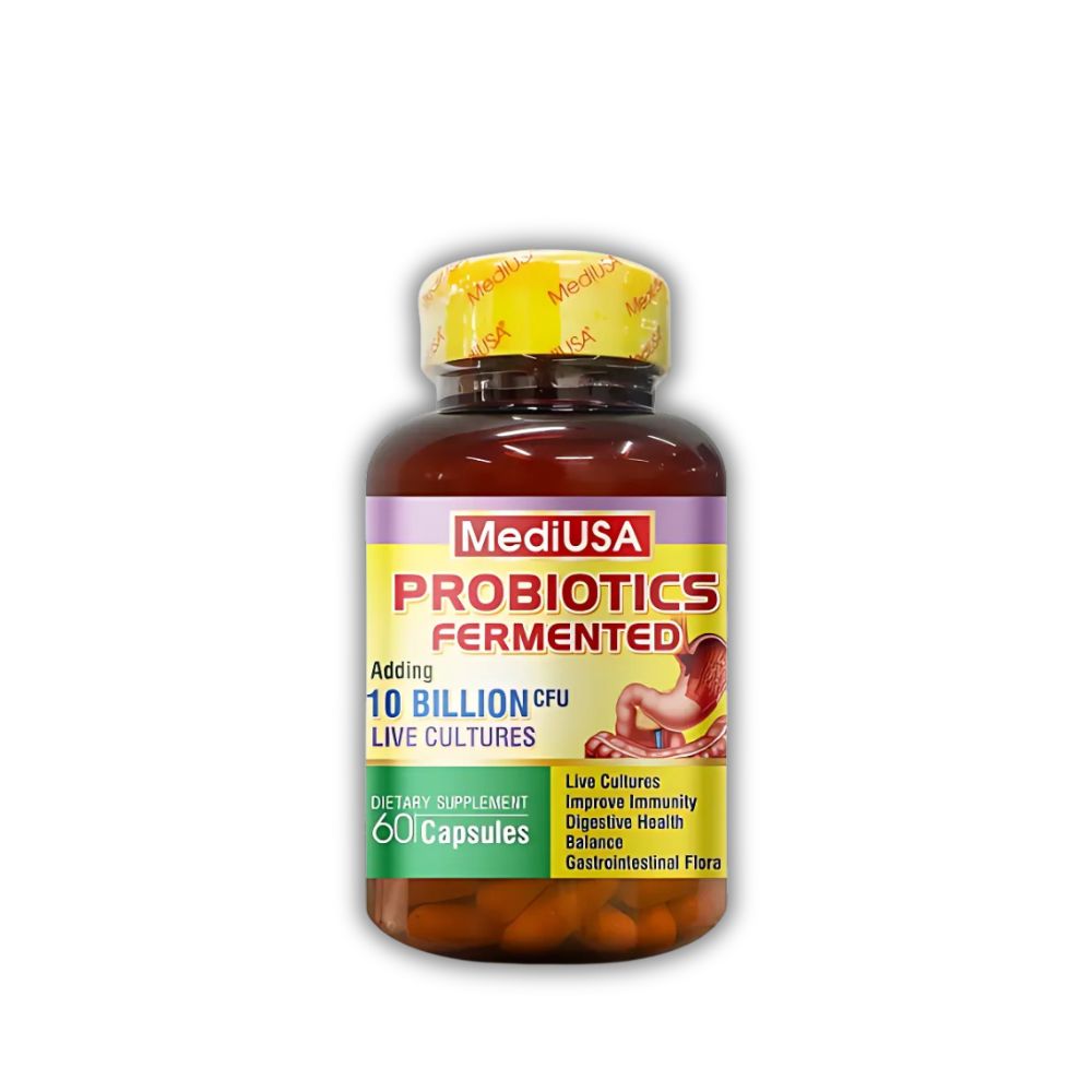 Viên Uống Probiotics Fermented MediUSA Hỗ Trợ Hệ Tiêu Hóa (Hộp 60 Viên)