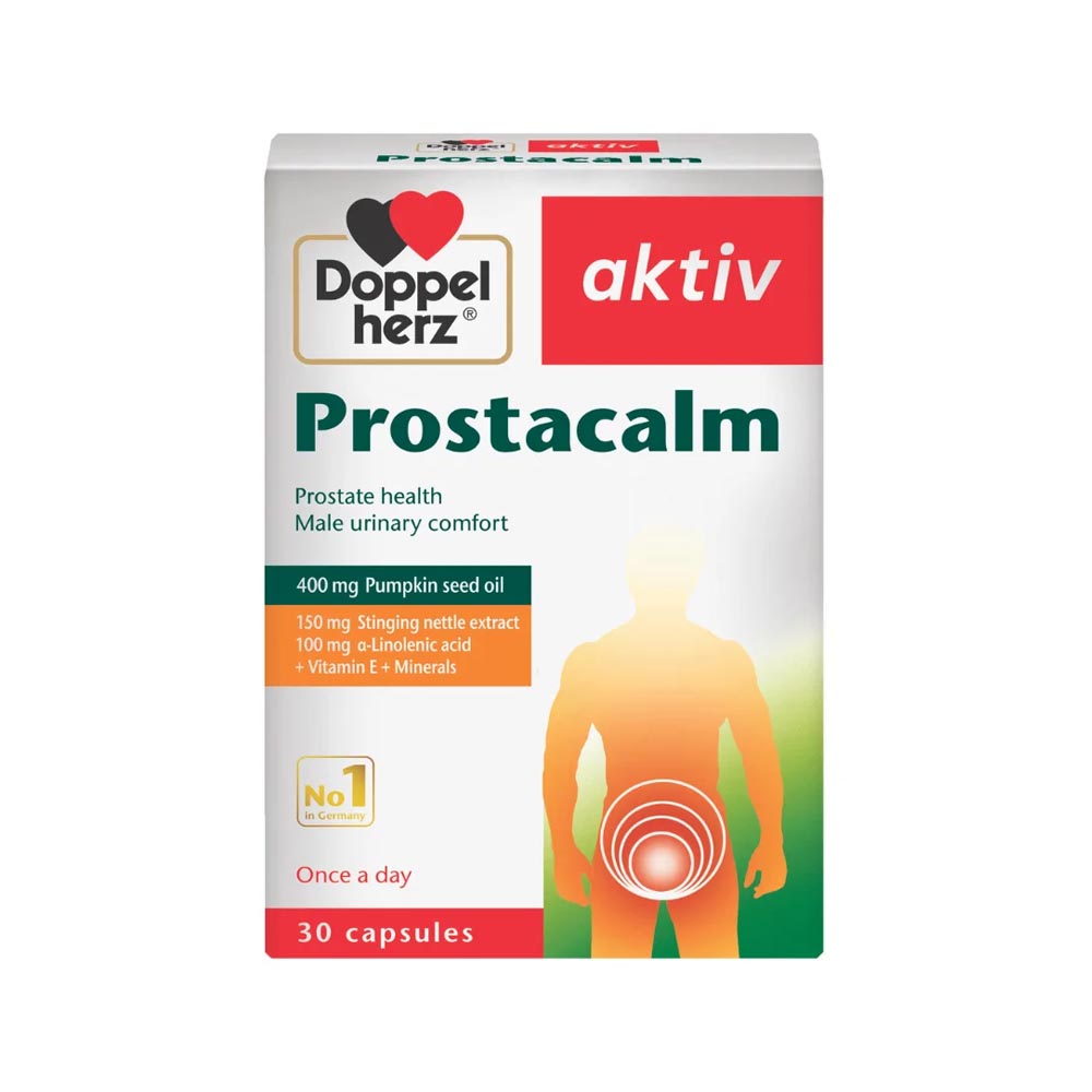 Viên Uống ProstaCalm Doppelherz Hỗ Trợ Phì Đại Tiền Liệt Tuyến (Hộp 30 Viên)