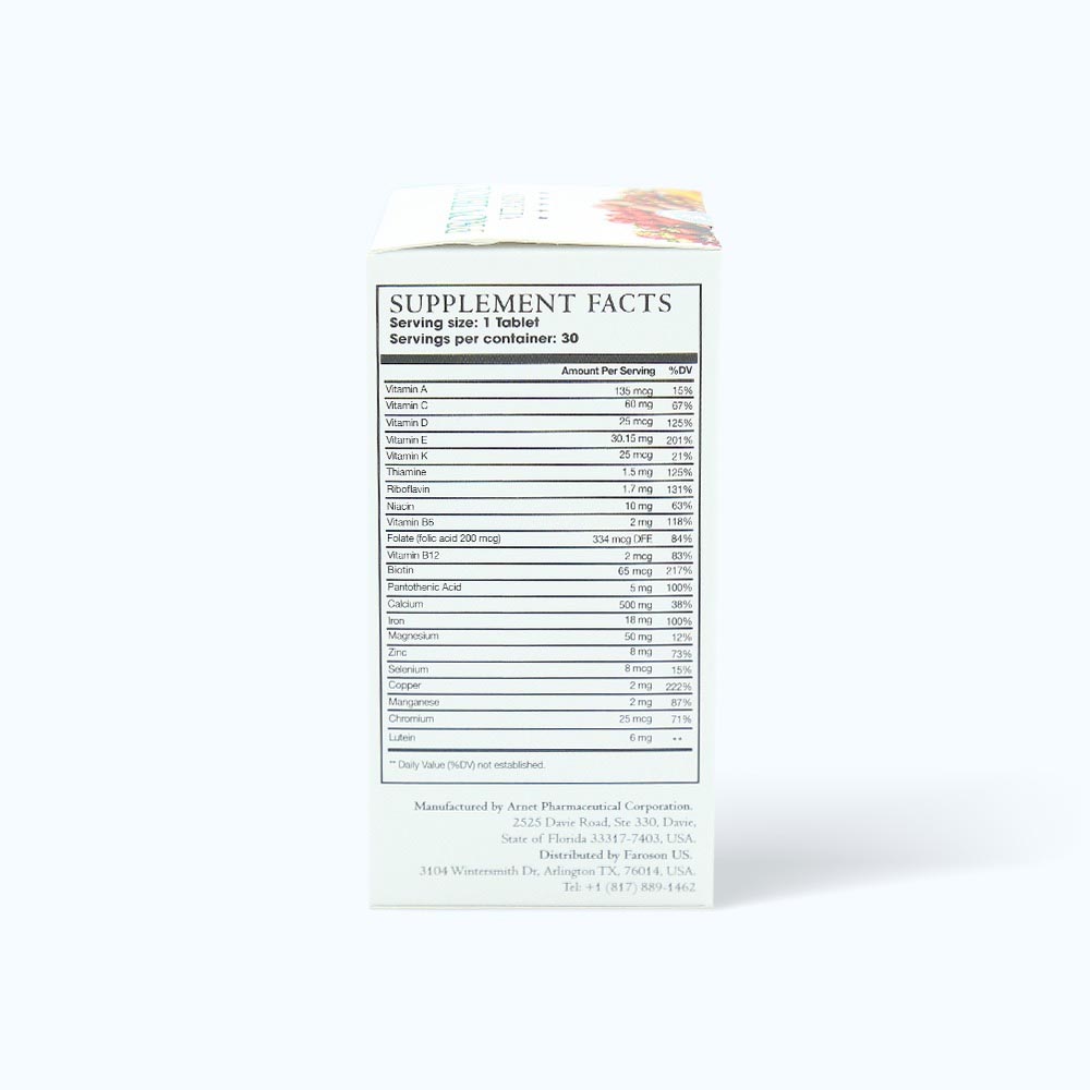 Viên Uống Provibiol Vitamin Profa Bổ Sung Vitamin & Khoáng Chất (Hộp 60 Viên)