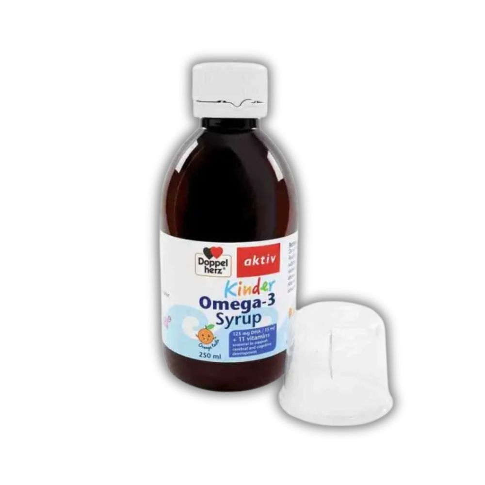 Siro Kinder Omega-3 Syrup Doppelherz Tăng Cường Thị Lực (Chai/250ml)