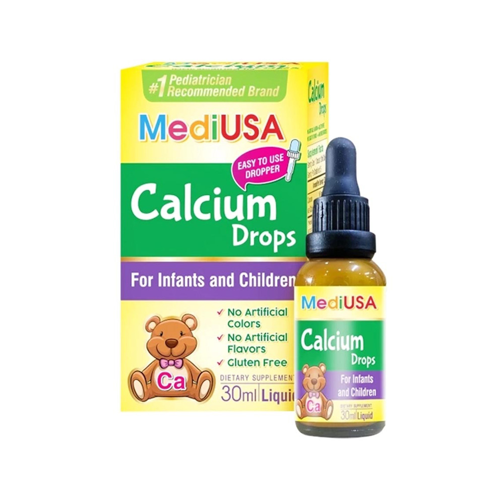 Siro Uống Calcium Drops Mediusa Bổ Sung Canxi (Chai 30ml)