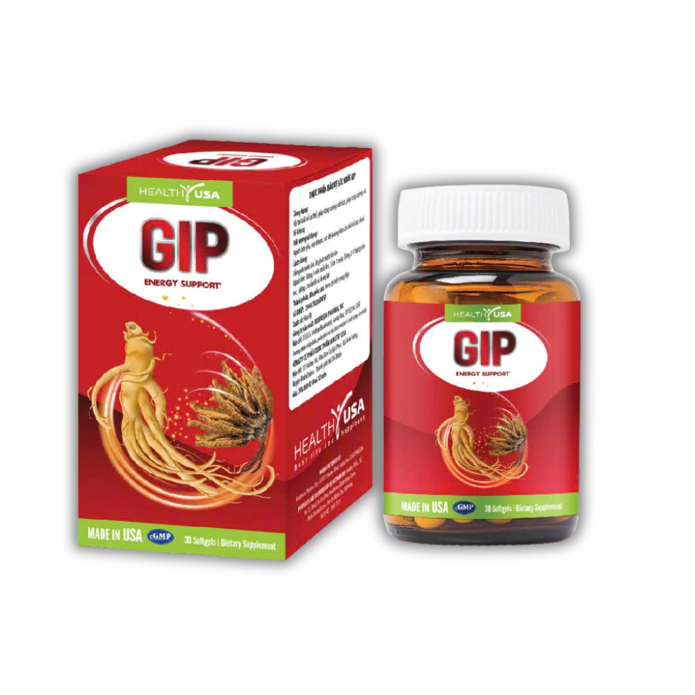 Viên Uống GIP HEALTHY USA Bồi Bổ Cơ Thể (Chai 30 Viên)