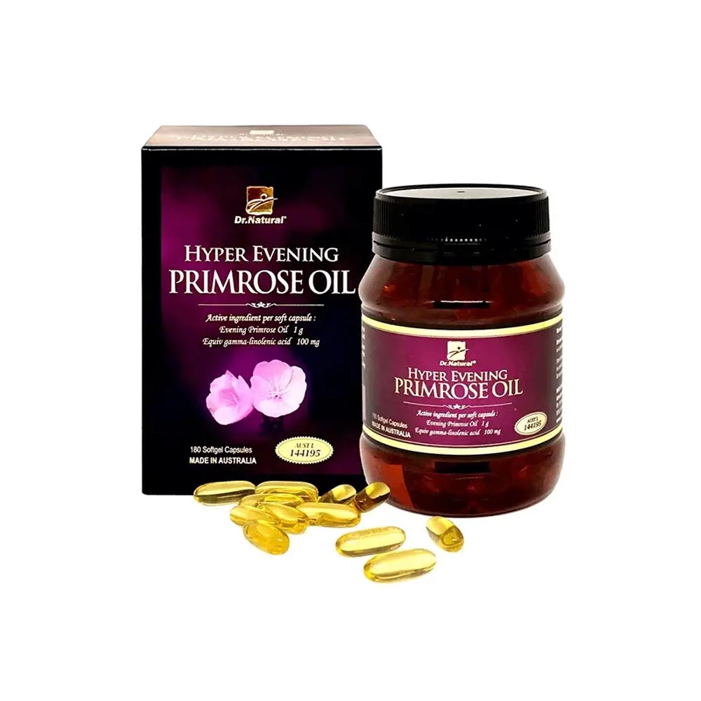 Viên Uống Hyper Evening Primrose Oil Dr.Natural Hỗ Trợ Cân Bằng Nội Tiết Nữ (Hộp 180 Viên, 90 Viên)