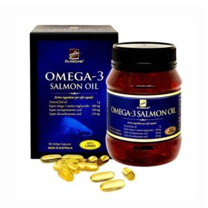 Viên Uống Omega‑3 Salmon Oil Dr. Natural (Lọ 180 Viên)