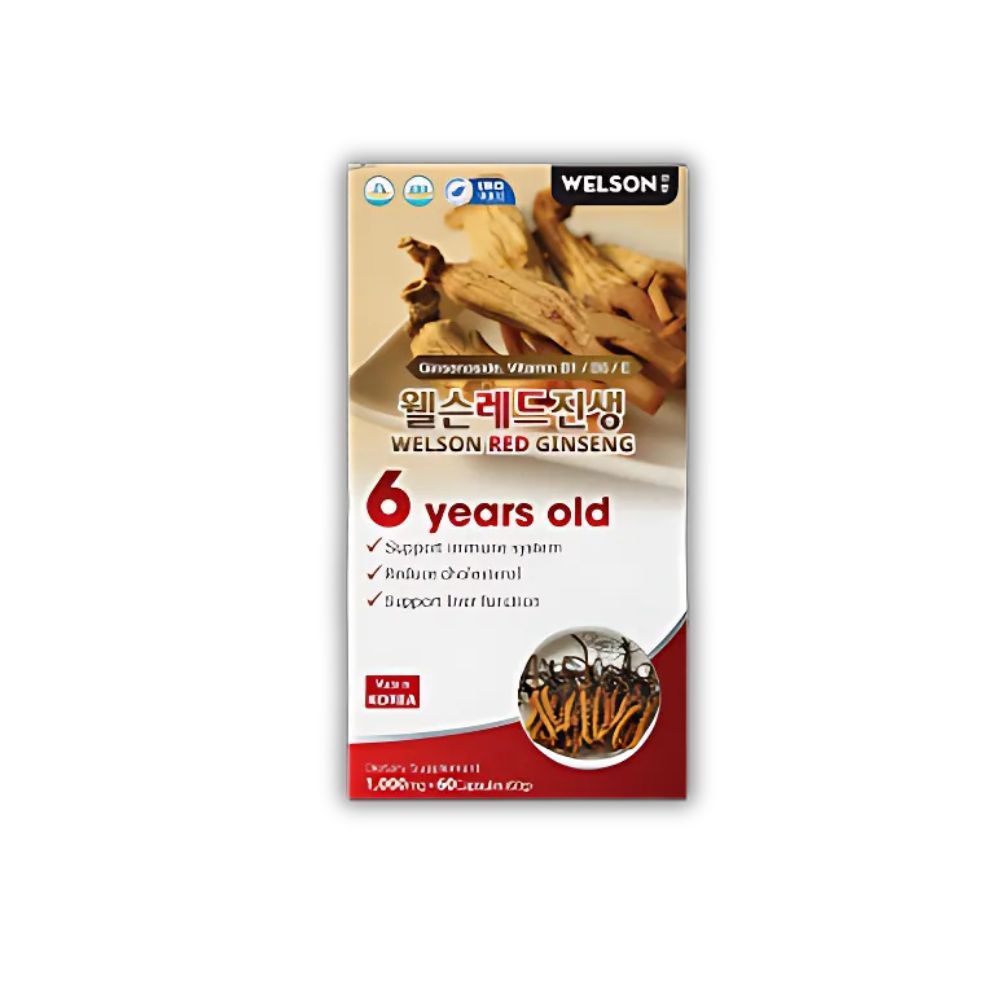 Viên Uống Hồng Sâm Welson Red Ginseng Profa Bồi Bổ Sức Khỏe (Hộp/60 Viên)