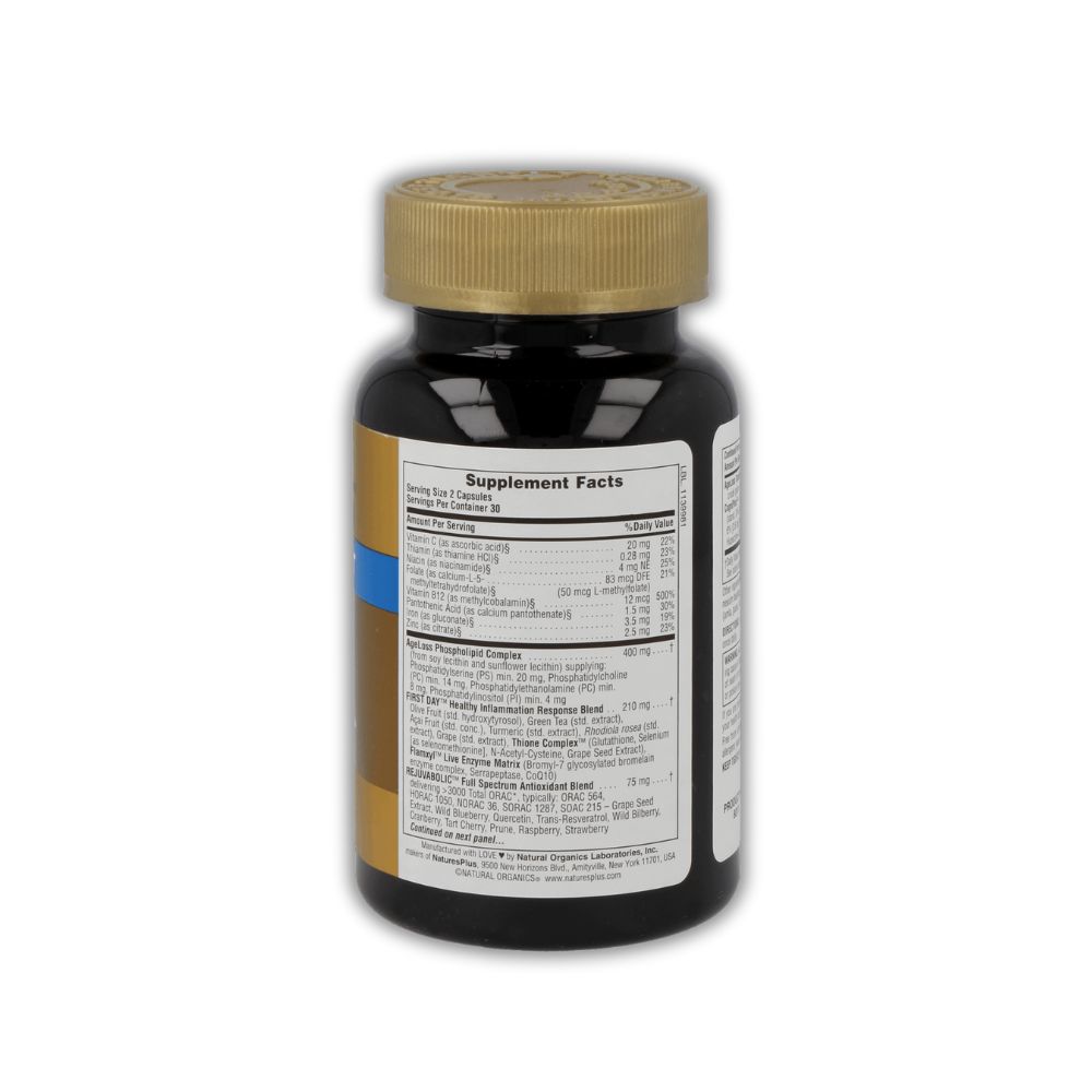 Viên Uống AgeLoss Brain Support Nature's Plus Hỗ Trợ Bổ Não (Lọ 60 Viên)