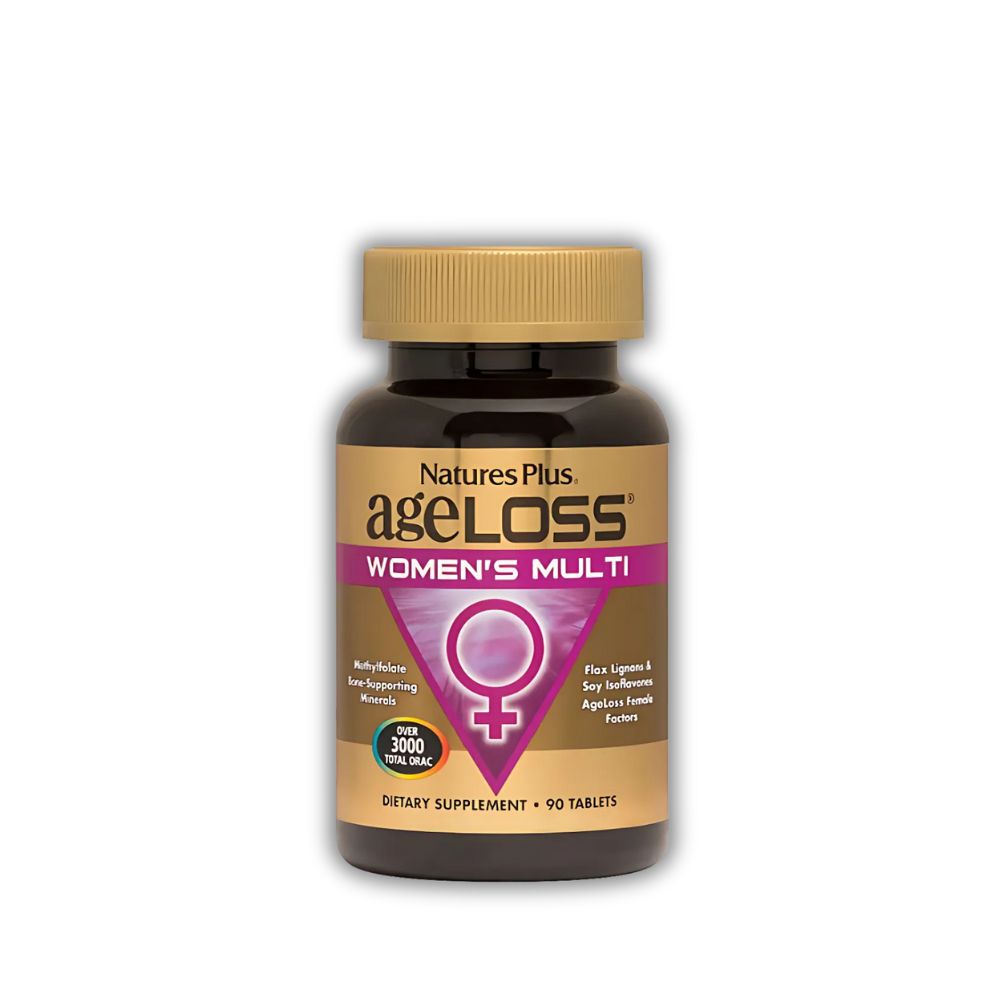 Viên Uống AgeLoss Women's Multi Nature's Plus Hỗ Trợ Chăm Sóc Sức Khỏe Phụ Nữ (Lọ 90 Viên)