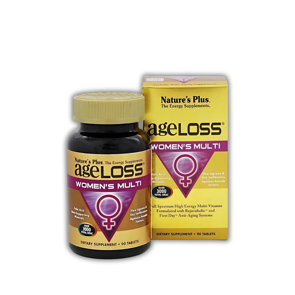 Viên Uống AgeLoss Women's Multi Nature's Plus Hỗ Trợ Chăm Sóc Sức Khỏe Phụ Nữ (Lọ 90 Viên)