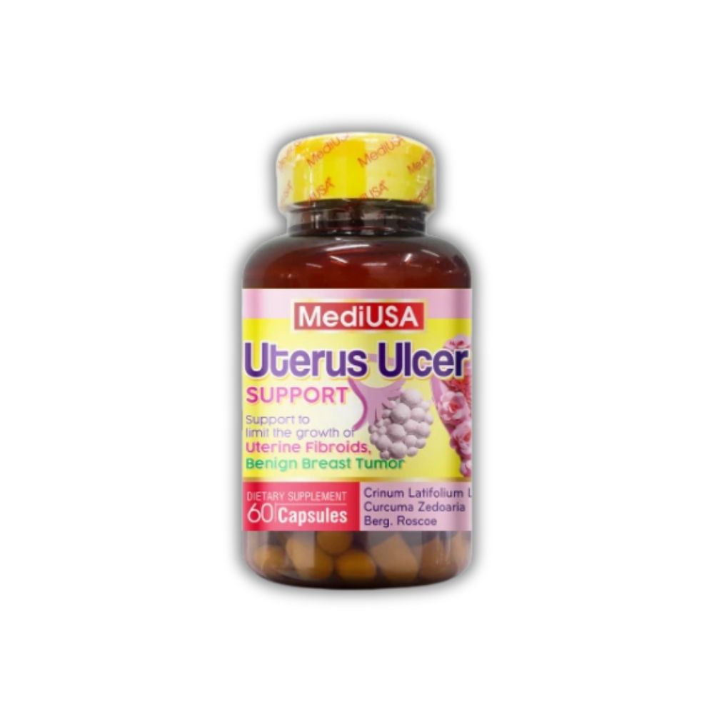 Viên Uống Uterus Ulcer Support MediUSA Hỗ Trợ Điều Trị U Xơ Tử Cung, U Nang Buồng Trứng (Hộp 60 Viên)